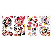 Minnie Mouse Loves to Shop Peel and Stick Wall Decals